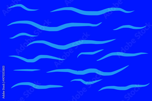 abstract background with blue waves
