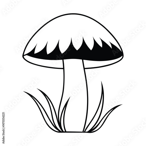 mushroom vector illustration