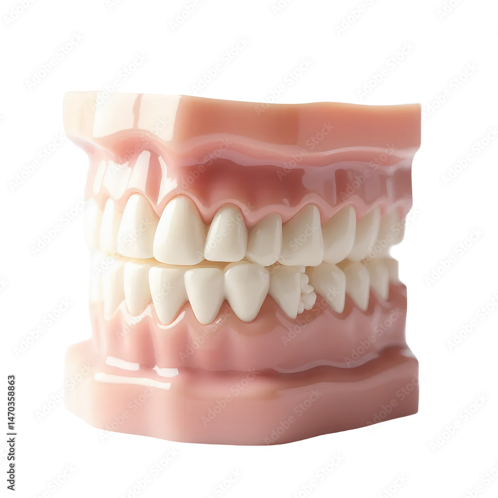Obraz premium Dental_model-teeth-anatomy-dentistry-education-oral-health-medical-illustration