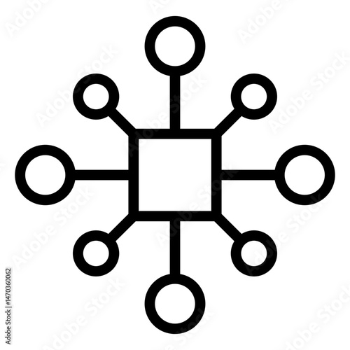 CLASTERS VECTOR ICON