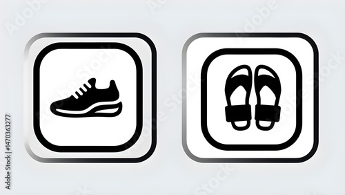 shoes and sandals icon