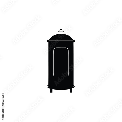 cryogenic chamber black silhouette