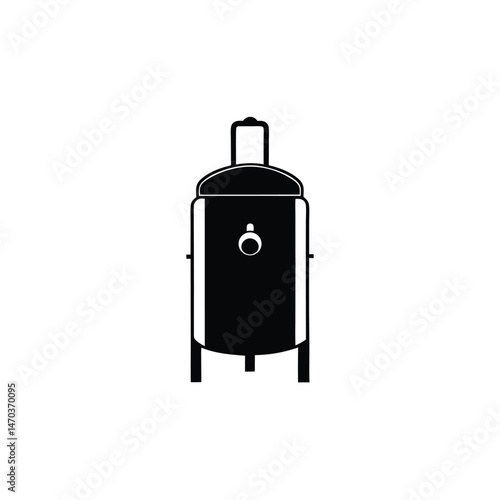 cryogenic chamber black silhouette