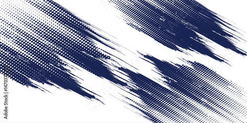 Abstract halftone wave dots background. Futuristic twisted grunge pattern, dots, circles. Vector modern optical pop art texture for posters, business cards and etc