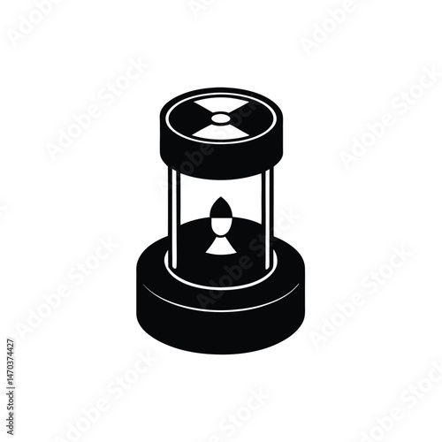 plasma reactor core black silhouette