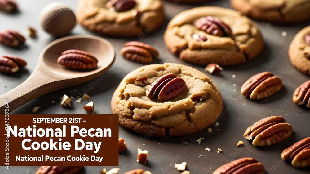 Fototapeta premium National Pecan Cookie Day