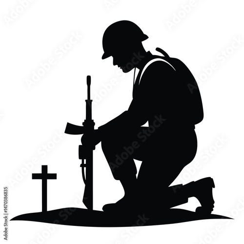 silhouette of scuba diver underwater scene circu