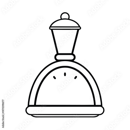restaurant cloche icon