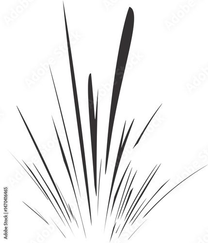 Comic speed lines of burst and explosion. Anime and manga cartoon graphic. Flash and power element. Textured rays and splashes. Movement of abstract energy.