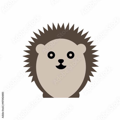 hedgehog icon ilustration 