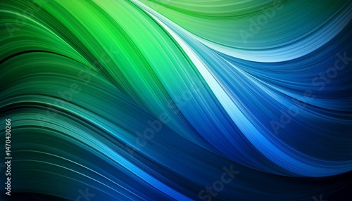 abstract blue green wave gradient background double exposure photography