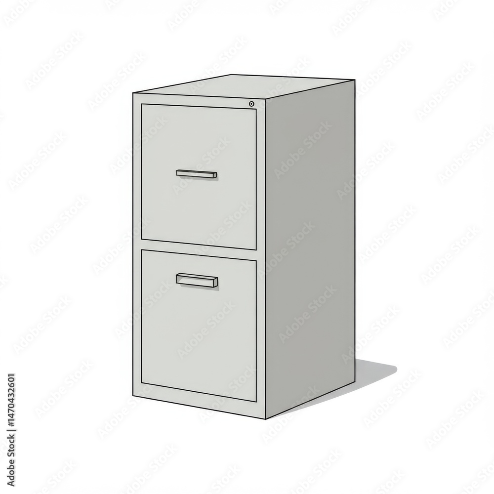 Gray Metal Two Drawer File Cabinet Gray Metal Two Drawer File Cabinet