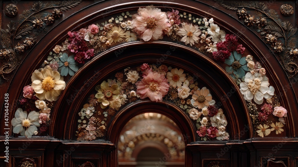 Obraz premium Floral Archway