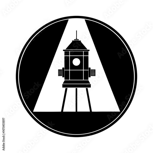 Level Sensor silhouette vector
