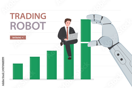 Increase revenue with automated trading signals. Help for traders or entrepreneurs, trading robot boost earnings on stock market