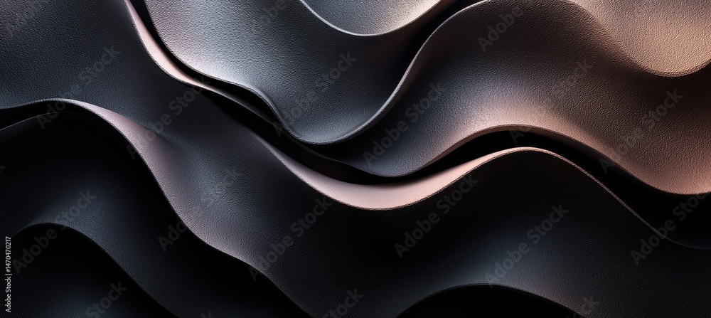 Abstract play of soft skin tones against black background in autumn Abstract play of soft skin tones against black background in autumn