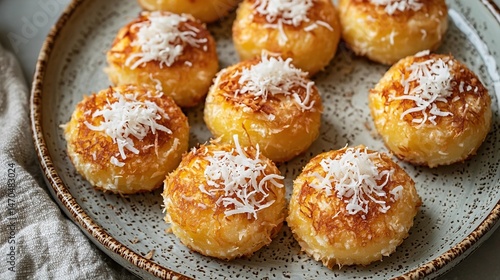 Wallpaper Mural thailand crispy coconut pancakes dessert khanom buang  Torontodigital.ca