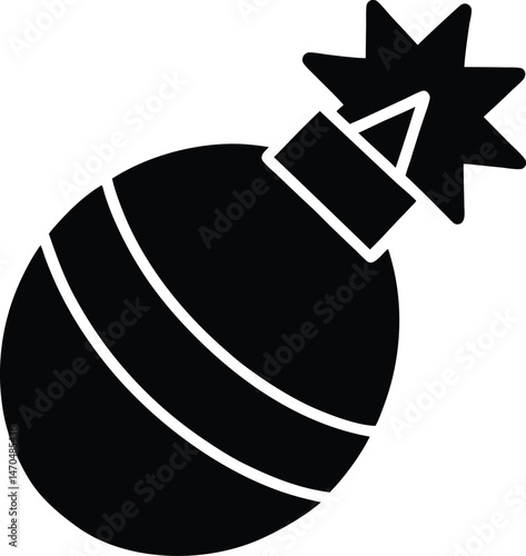 bomb icon vector illustration