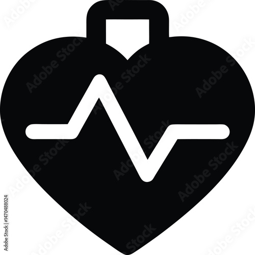 defibrillator icon vector illustration
