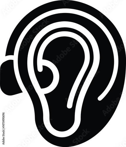 hearing aid icon vector illustration