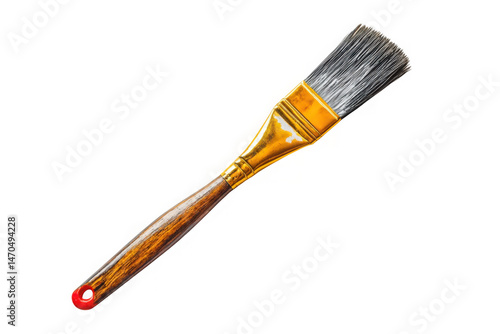 Wallpaper Mural Paint brush with golden ferrule on transparent background Torontodigital.ca