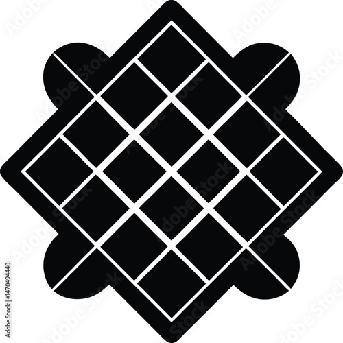 quilting icon vector illustration