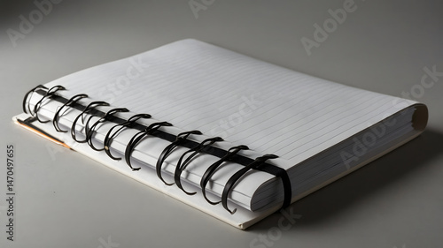 Modern Minimalist Notebook Mockup minima.Generated with AI