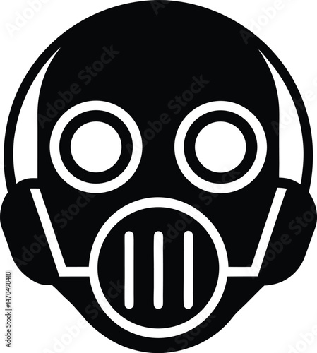 anesthesia mask icon vector illustration
