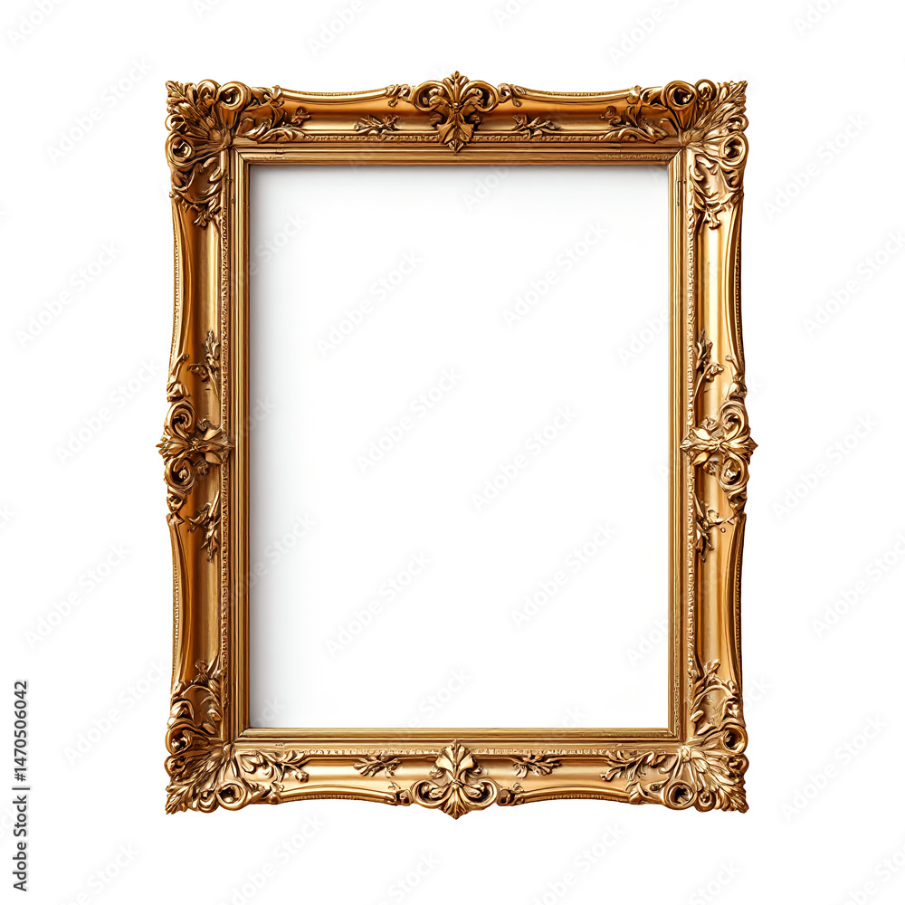 Picture Frame Isolated on a White Background Picture Frame Isolated on a White Background