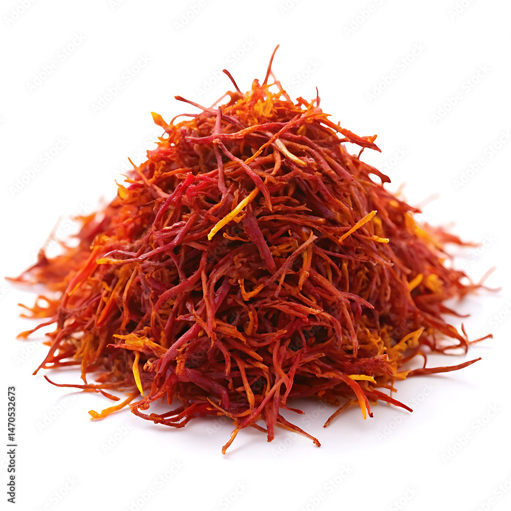 Naklejka premium saffron image isolated on white background