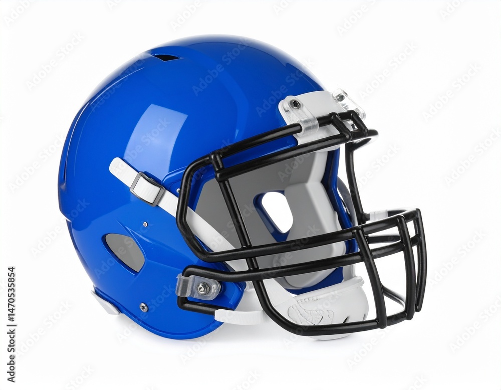 Football helmet isolated on white background Football helmet isolated on white background