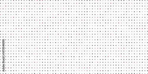 Abstract geometric pattern composed of repeating dots and shapes on a white background suitable for digital designs