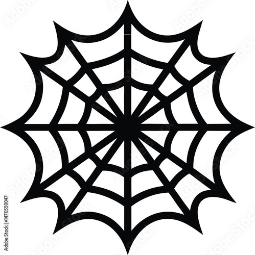 spider web icon vector illustration