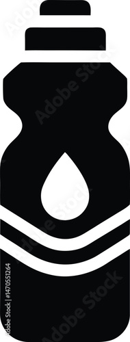 water bottle icon vector illustration