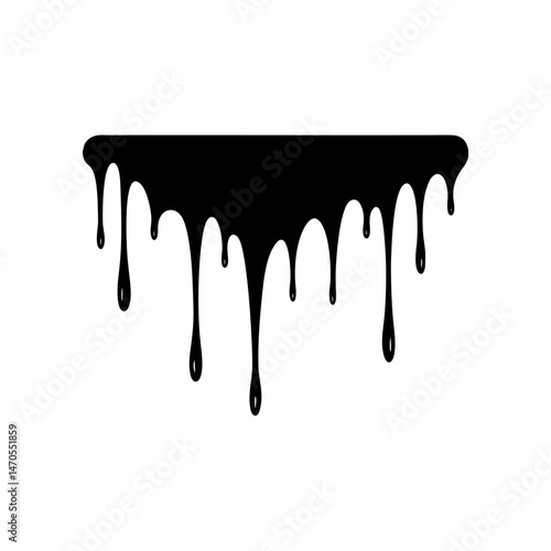 dripping blood vector on white background  .svg