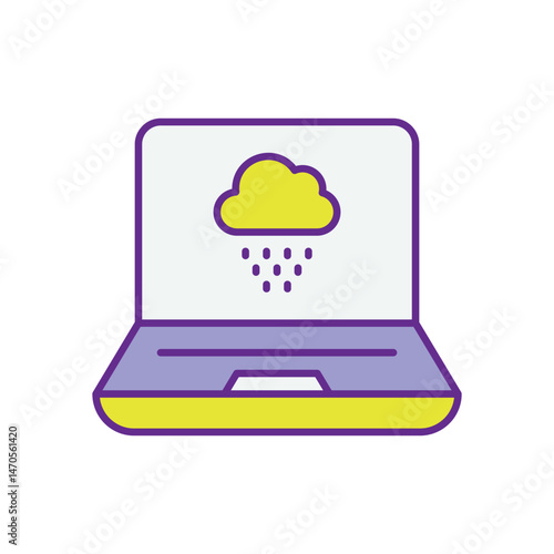 Weather update Icon vector stock illustration