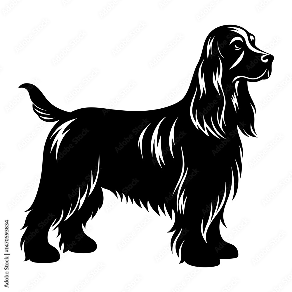 black dog vector illustration black dog vector illustration