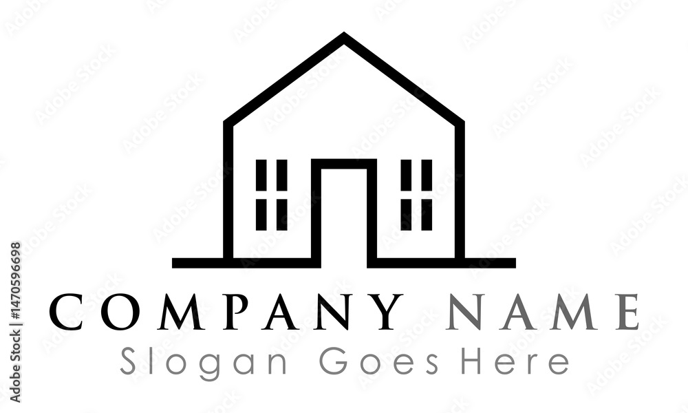 Fototapeta premium icon house building vector