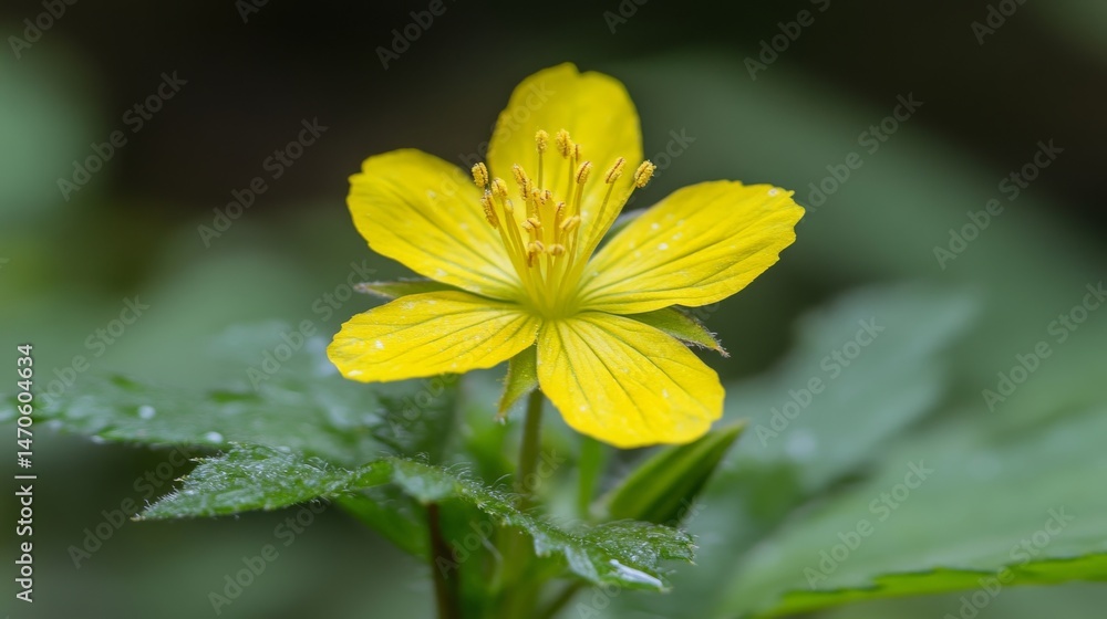 Obraz premium Close-up of a vibrant yellow flower yellow flower background