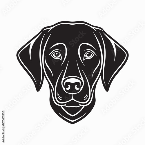 labrador retriever dog Vector Art illustration