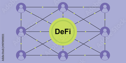 DeFi technology concept