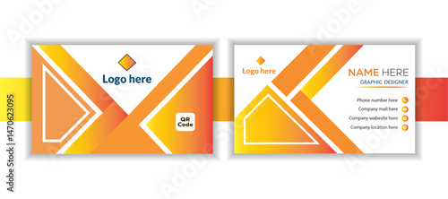 Modern and simple business card design Modern Business Card -Clean professional business card template.

