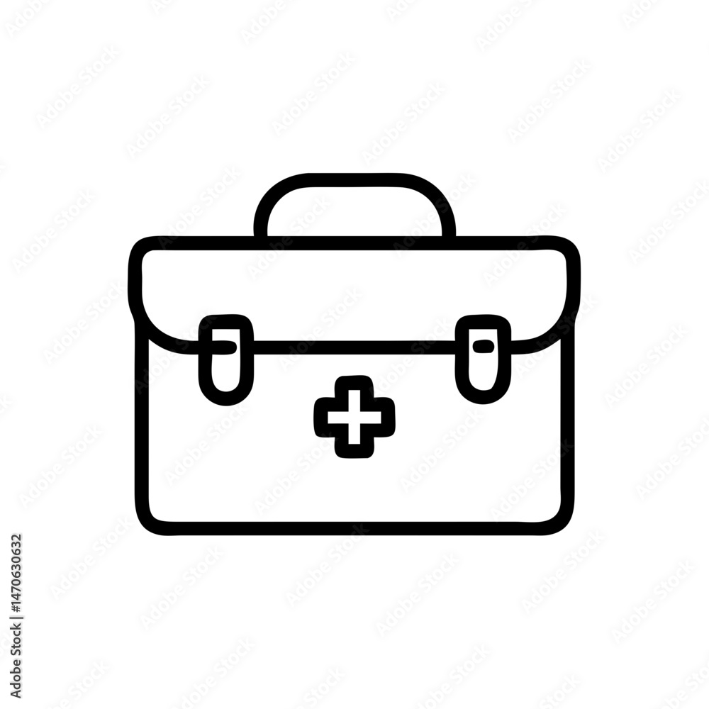 Icon of a doctorchest / first aid kit Icon of a doctorchest / first aid kit