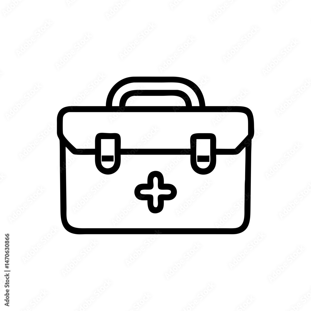 Icon of a doctorchest / first aid kit Icon of a doctorchest / first aid kit