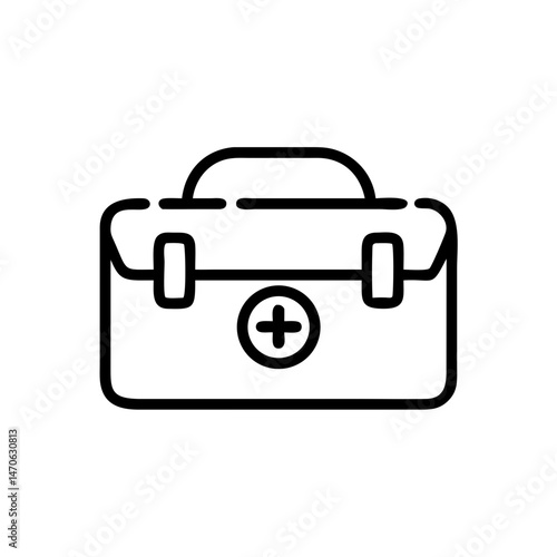 Icon of a doctorchest / first aid kit