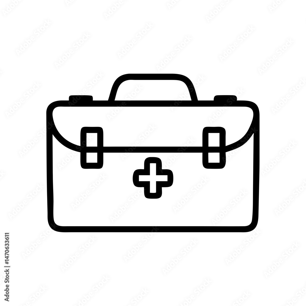 Icon of a doctorchest / first aid kit Icon of a doctorchest / first aid kit