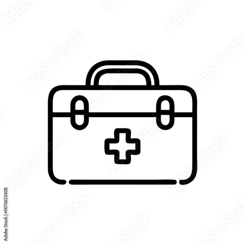 Icon of a doctorchest / first aid kit