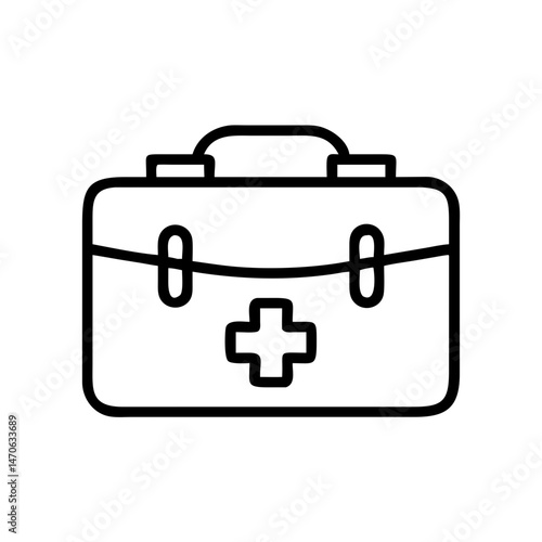 Icon of a doctorchest / first aid kit