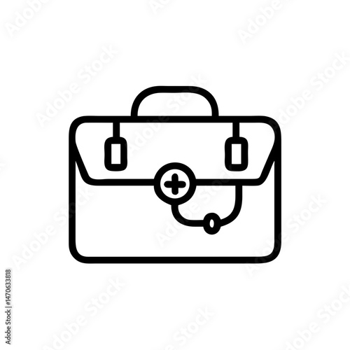 Icon of a doctorchest / first aid kit