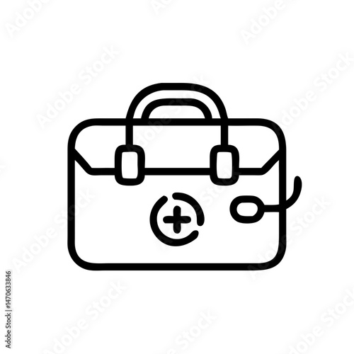 Icon of a doctorchest / first aid kit